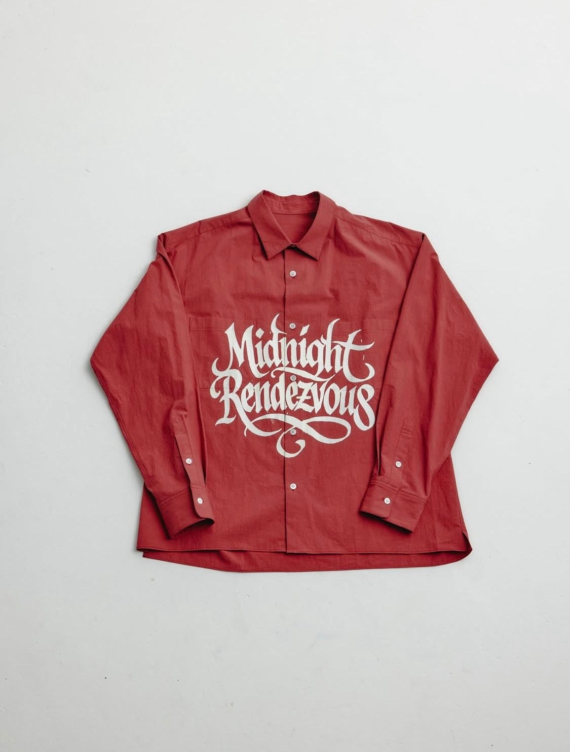 ”Midnight Rendevous” High Count Poplin Shirt
(Red)
